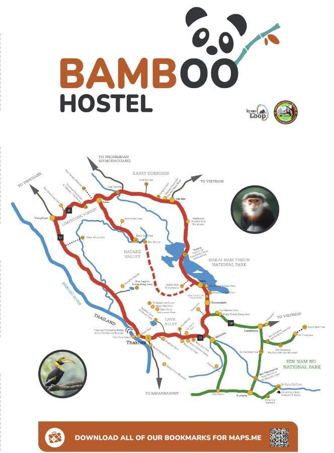 Bamboo Hostel Thakhek Buitenkant foto